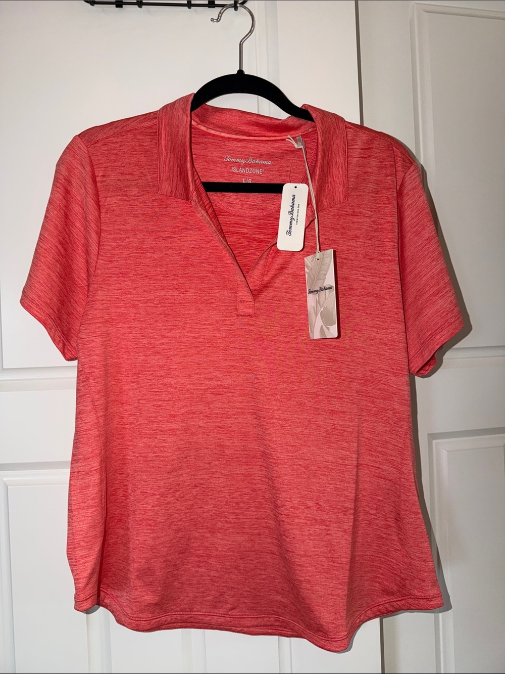 Tommy Bahama Coral Heather IslandZone Short Sleeve Polo